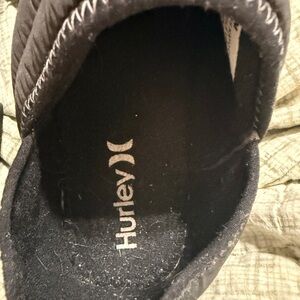 Hurley Black Quilted Slip-Ons